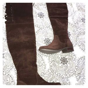 Chocolate Thigh High Boots